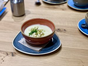 Soup at Green Leaf Cafe in Erding