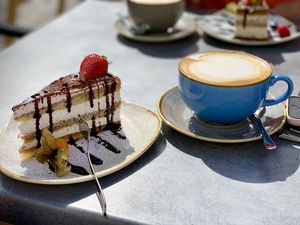 Coffee  at Green Leaf Cafe in Erding