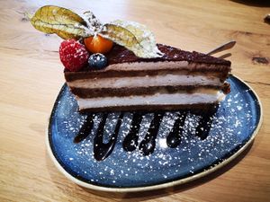 Tiramisu Kuchen at Green Leaf Cafe in Erding