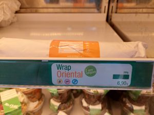 Wrap seems too small for 6.90€ at Mr Clou - Hauptbahnhof in Frankfurt