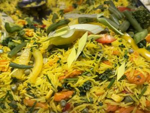 rice dish #Veganuary at Mr Clou - Hauptbahnhof in Frankfurt