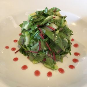 Avocado and apple salad  at Kisa's in Perth