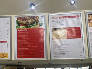 Tried the Soya Fish Burger at Geets Vegetarian Takeaway in Johannesburg