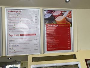 Two Pine Apple express at Geets Vegetarian Takeaway in Johannesburg