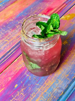 Strawberry mint spiked lemonade  at Citrico in Brooklyn