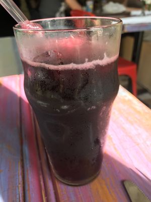 Hibiscus drink at Citrico in Brooklyn