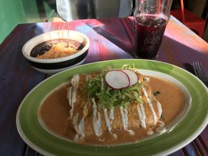 Huge vegan meal!! at Citrico in Brooklyn