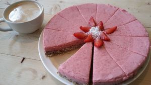 Strawberry pie at Safa in Zutphen