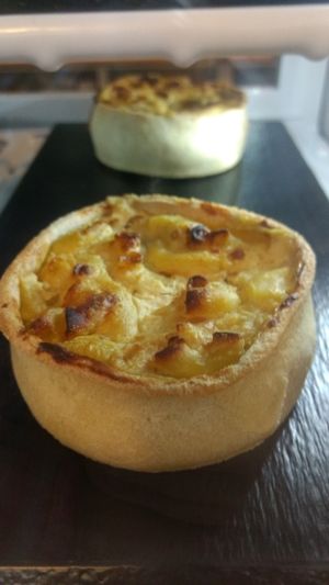 vegan mac cheese pie from Cool Jerk at Grassroots Health in Edinburgh