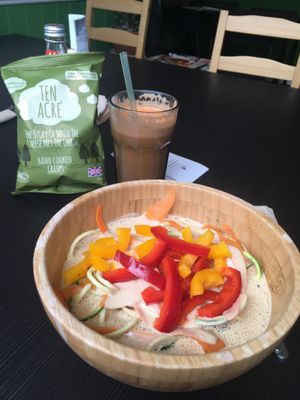 Awesome raw Thai noodle dish, you should keep this on the menu loved it 😊💚 at Grassroots Health in Edinburgh
