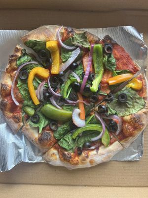 Pizza  at Wood Boat Brewery in Clayton