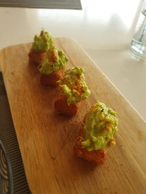 Rice balls at Sunrice in Quepos