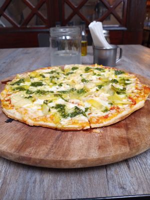 Went a second time and got the Luigi, personally and artichoke hearts. Another amazing meal! at La Matatena Pizzeria in Oaxaca