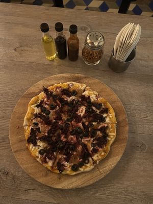   at La Matatena Pizzeria in Oaxaca