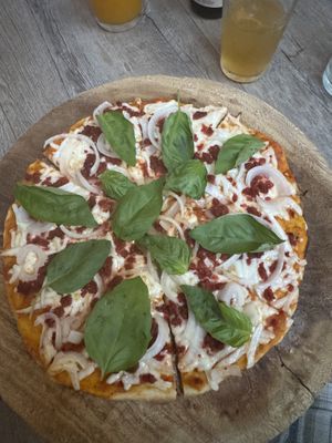   at La Matatena Pizzeria in Oaxaca