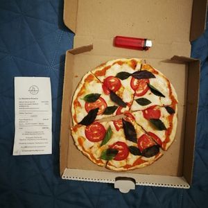 Margarita vegan  at La Matatena Pizzeria in Oaxaca