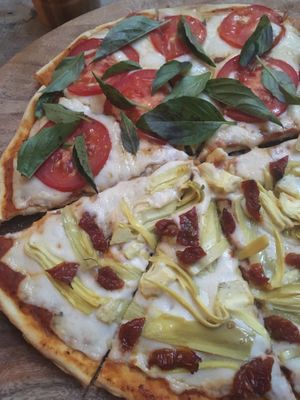 Truly the best Vegan cheese I ever had at La Matatena Pizzeria in Oaxaca