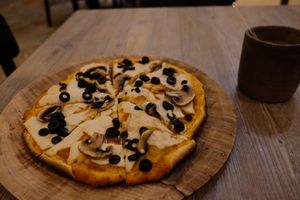 Chabela Pizza at La Matatena Pizzeria in Oaxaca