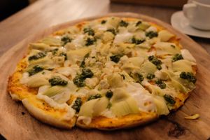 Luigi Pizza at La Matatena Pizzeria in Oaxaca