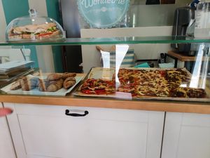 Bocadillos, croissants and pizza! at Alice in Wonder Pie in Santiago De Compostela