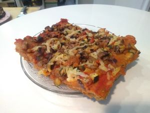 Pizza at Alice in Wonder Pie in Santiago De Compostela