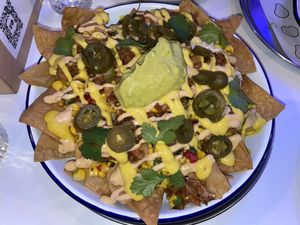 Nachos with Jackfruit at Veg Bar in North Hobart