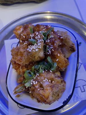 Sesame wings at Veg Bar in North Hobart