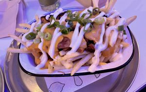Loaded Fries  at Veg Bar in North Hobart