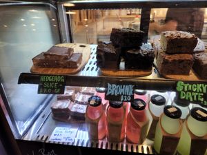 At the counter at Veg Bar in North Hobart