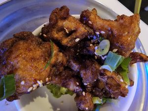 Sticky Soy Wings at Veg Bar in North Hobart