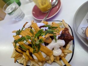 Loaded fries at Veg Bar in North Hobart