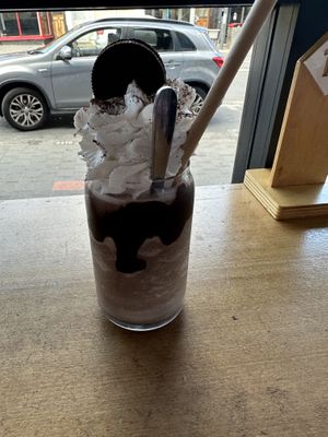 Oreo milkshake   at Veg Bar in North Hobart