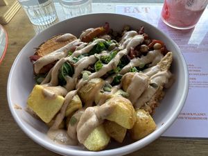 Roast very bowl  at Veg Bar in North Hobart