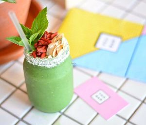 Tree Hugger smoothie at Veg Bar in North Hobart