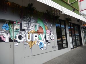 exterior at Veg Bar in North Hobart