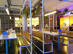 interior at Veg Bar in North Hobart