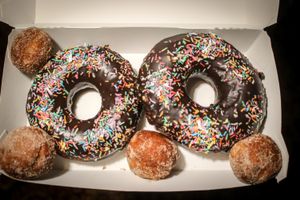 donuts at Veg Bar in North Hobart