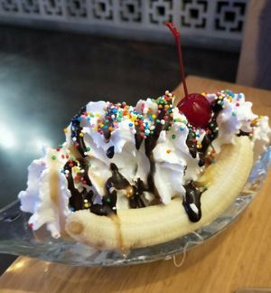 Banana Split at Veg Bar in North Hobart
