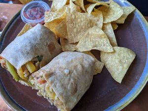 Thai burrito at Guru's in Provo