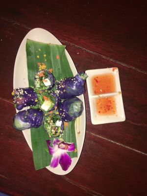 Best fresh spring rolls with tofu! No noodless, only vegetable and tofu, great! at Be Cosy Rest formerly Blue Lagoon - Maybe closed in Koh Chang