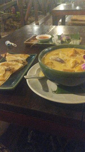 Tofu massuman with roti at Be Cosy Rest formerly Blue Lagoon - Maybe closed in Koh Chang