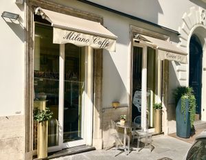 The venue  at Milano Caffe in Rome