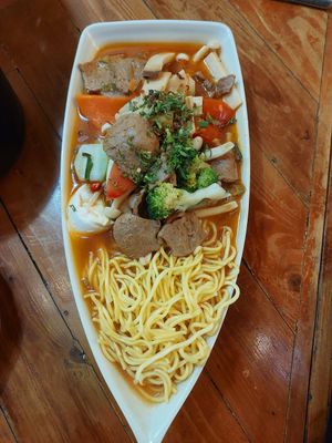 Taiwan's style noodle  #Veganuary at Ans Vegetarian Cuisine  in Da Nang