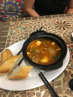 Mock beef clay pot  at Ans Vegetarian Cuisine  in Da Nang