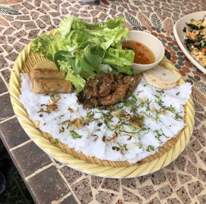 Vietnamese local wrap at Ans Vegetarian Cuisine  in Da Nang