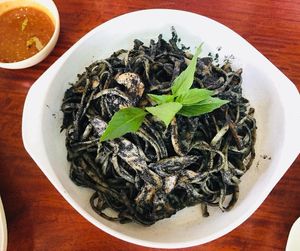 Black pasta at Ans Vegetarian Cuisine  in Da Nang