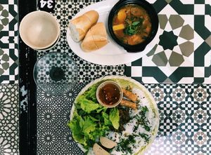 Stew and Banh Hoi at Ans Vegetarian Cuisine  in Da Nang