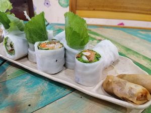 Spring rolls at Ans Vegetarian Cuisine  in Da Nang