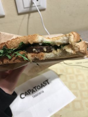 Toast Vegano at Capatoast in Padua