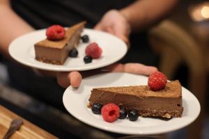 Raw Vegan Chocolate Mocha Torte at Green & Vegan - Pop-Up in Cape Town